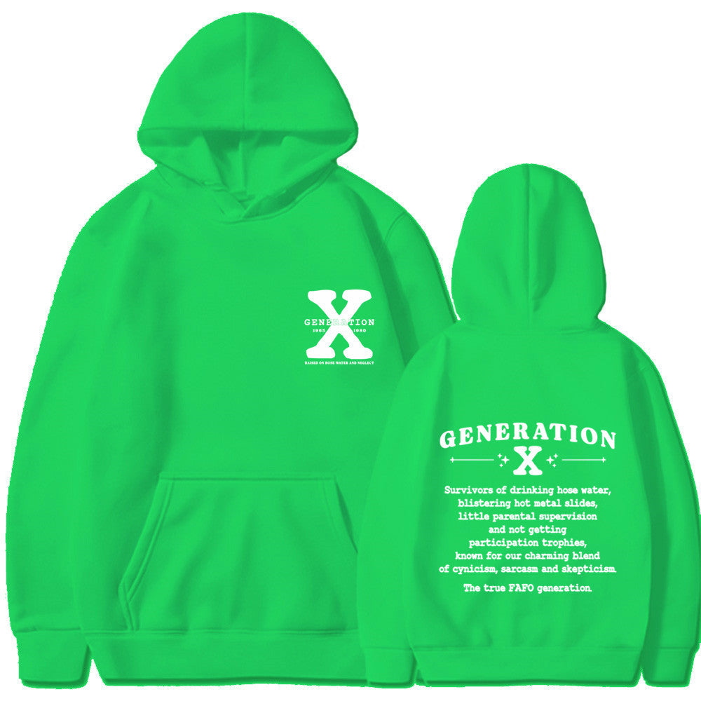 Sudadera Nueva GENERATION X - Estilo Holgado