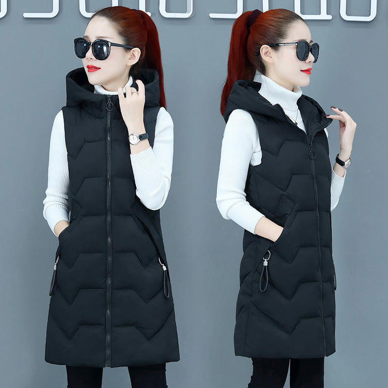 Chaleco Acolchado Mid-Length para Mujer