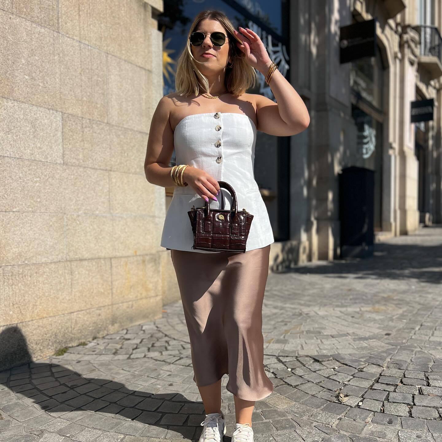 Top Bandeau con Bolsillos para Mujer