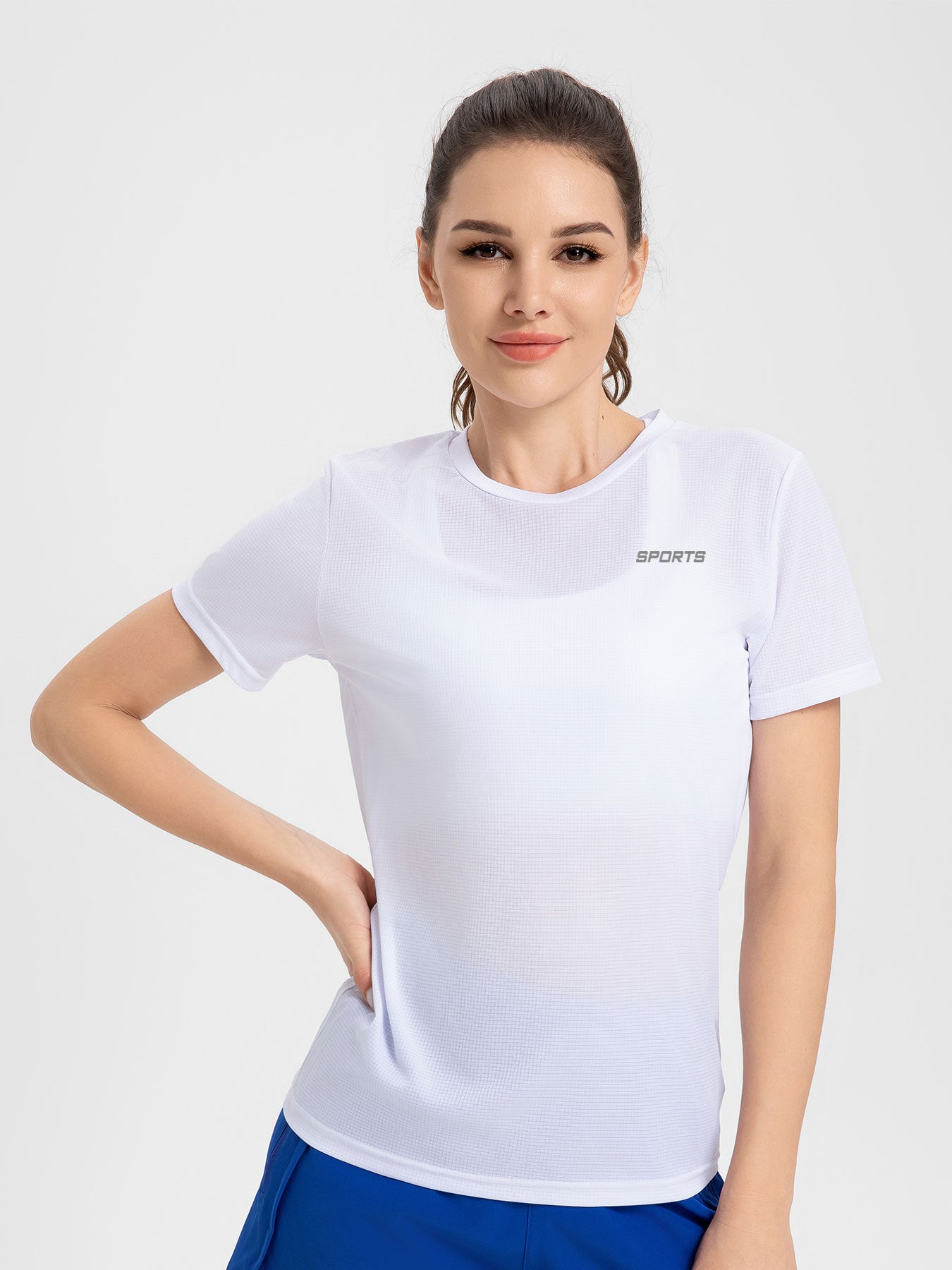 Camiseta Ajustada Deportiva Mujer