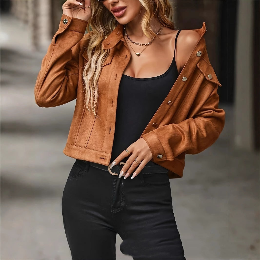 Chaqueta Corta Casual para Mujer
