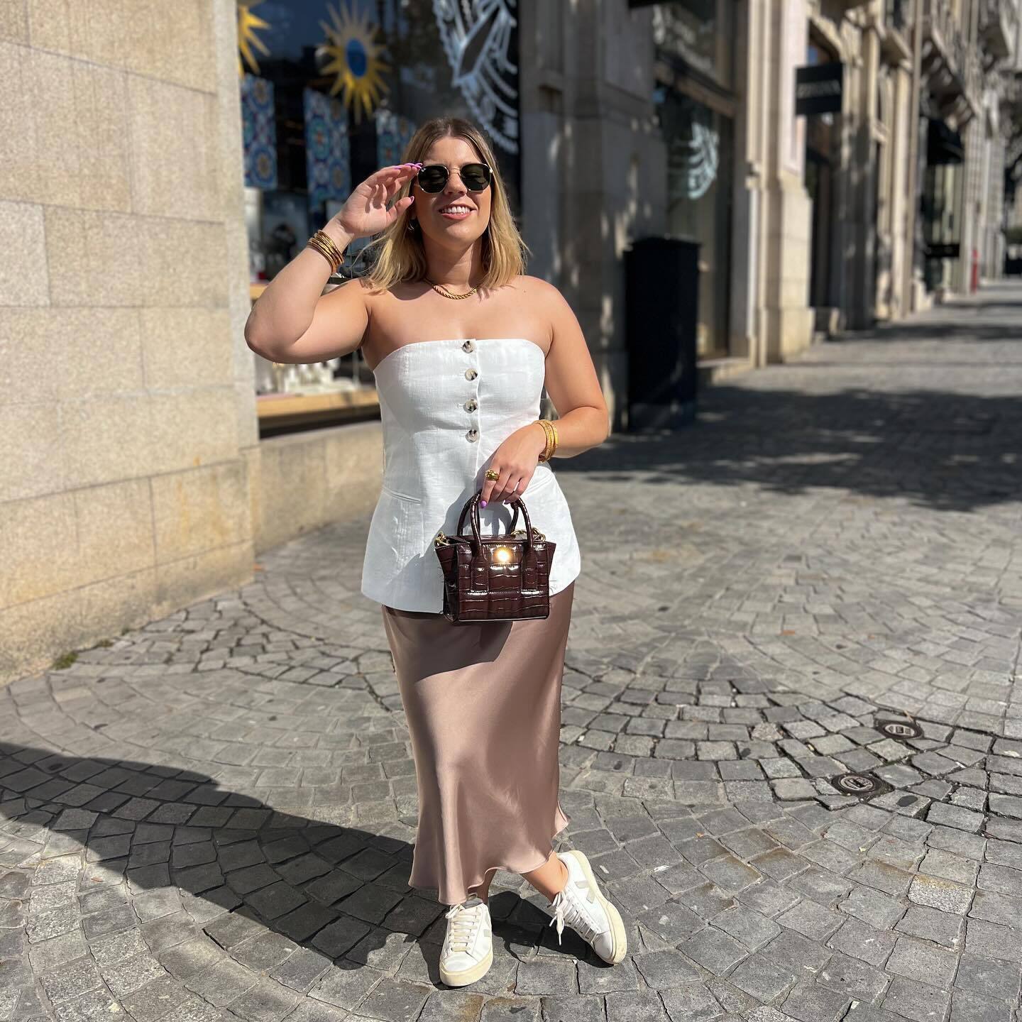 Top Bandeau con Bolsillos para Mujer