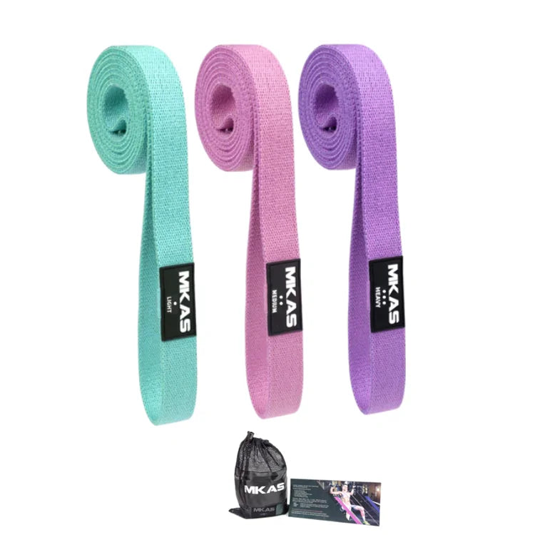 Set: 3-Piece Fabric Workout Bands